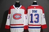 Canadiens 13 Max Domi White Adidas Jersey,baseball caps,new era cap wholesale,wholesale hats